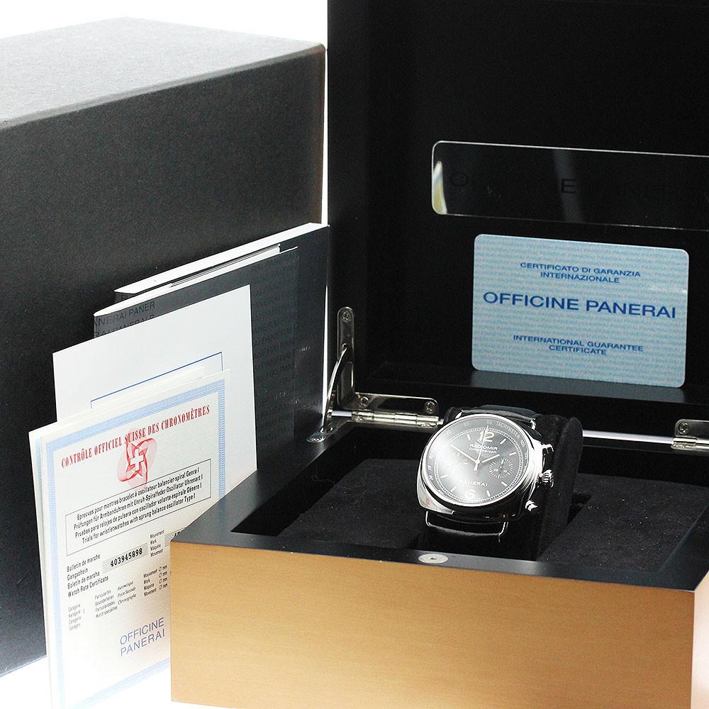 PANERAI Radiomir PAM00288 Chronograph Black Dial Automatic Men’s Watch_958170