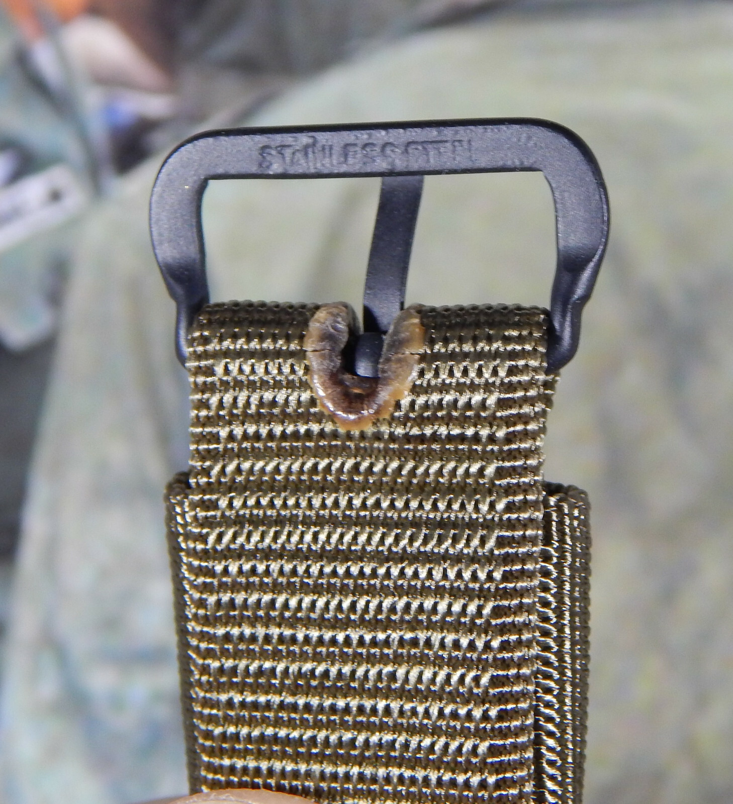 VIETNAM ISSUE MILITARY WATCH BAND ‘New Old Stock’ 1960’s marked STAINLESS STEEL
