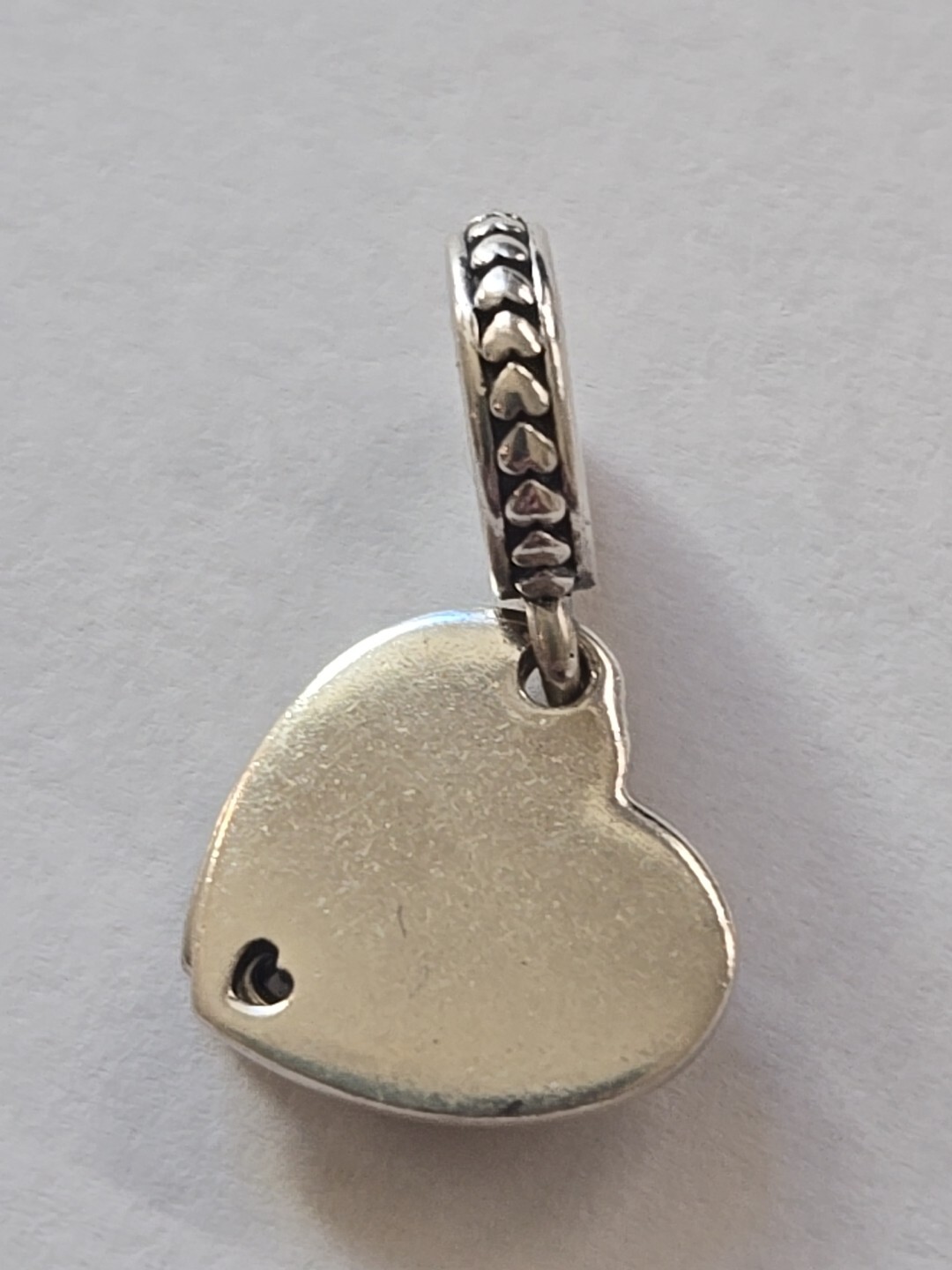 Pandora Silver & 14k Yellow Gold “Together My Favorite Place” Heart Tree Charm