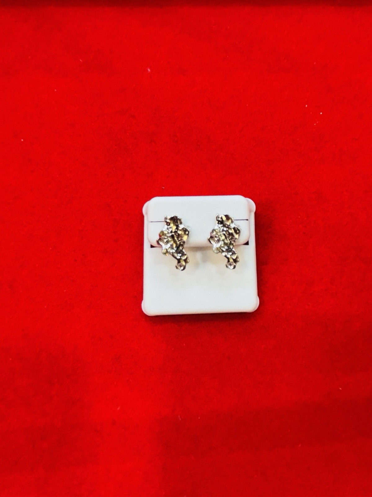 Sterling Silver 925 Stud Earrings Butterfly Closure No Stone Lobe Jewelry
