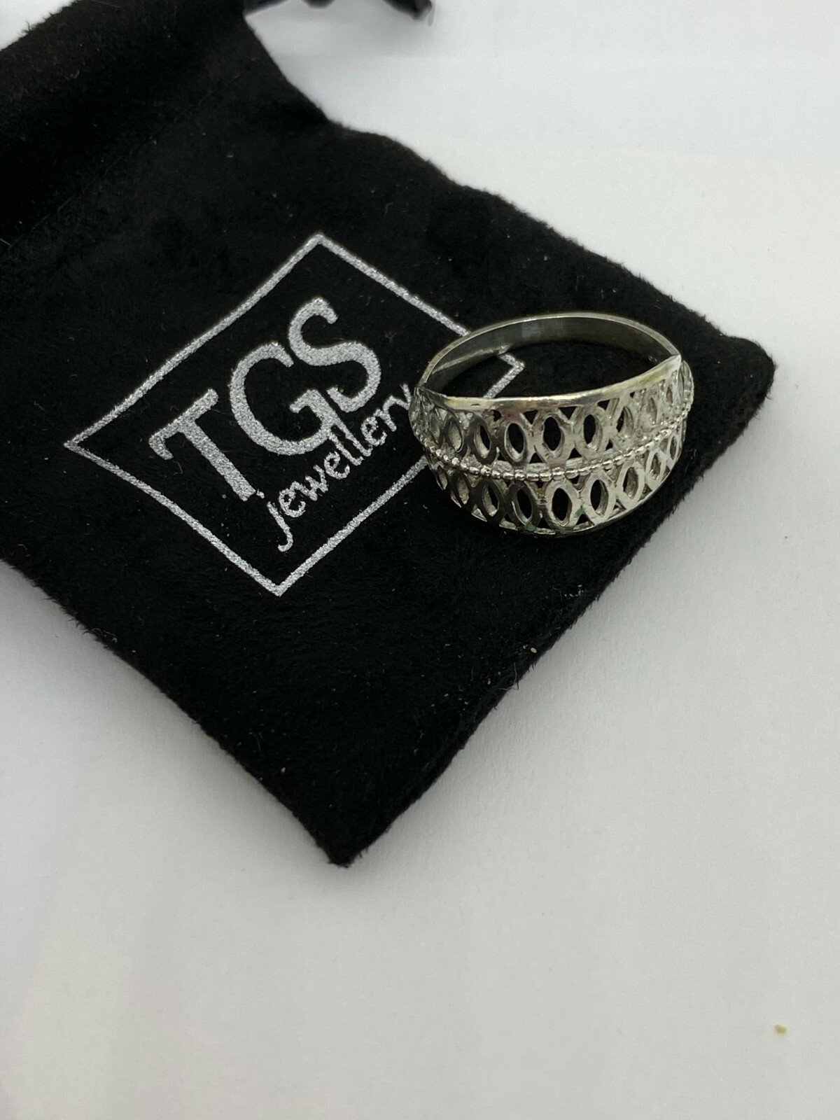 Solid Silver 925 Ladies Ring UK Handmade All Size Available+ gift box