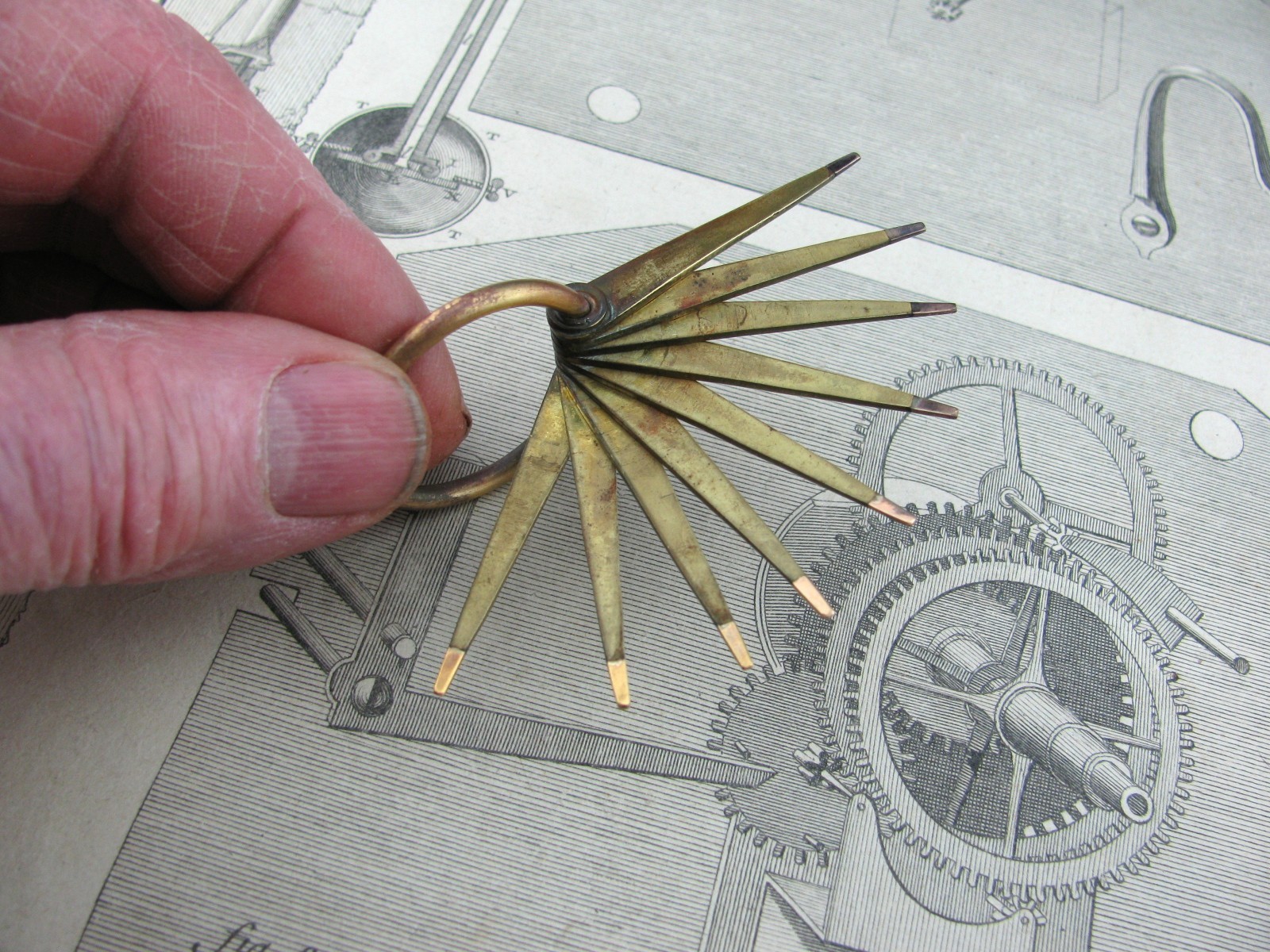 Vintage Gold Standard Reference Testing Needles 9 from 4K to 20K