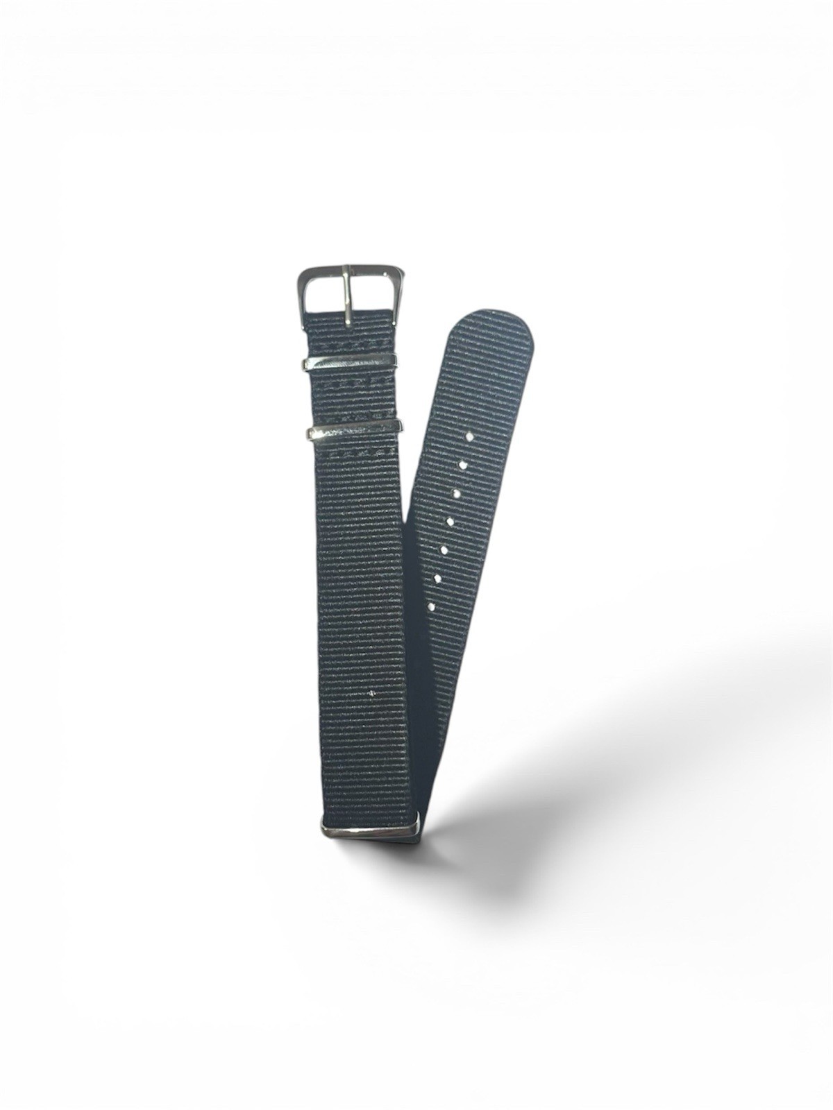 20mm-Black-Premium Ballistic Nylon -G10 Military Strap-Diver Sport Watch Band