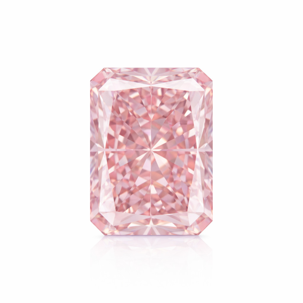Lab Grown Pink Diamond VVS1 Clarity Radiant Cut Loose stone 3.50 Ct for jewelry