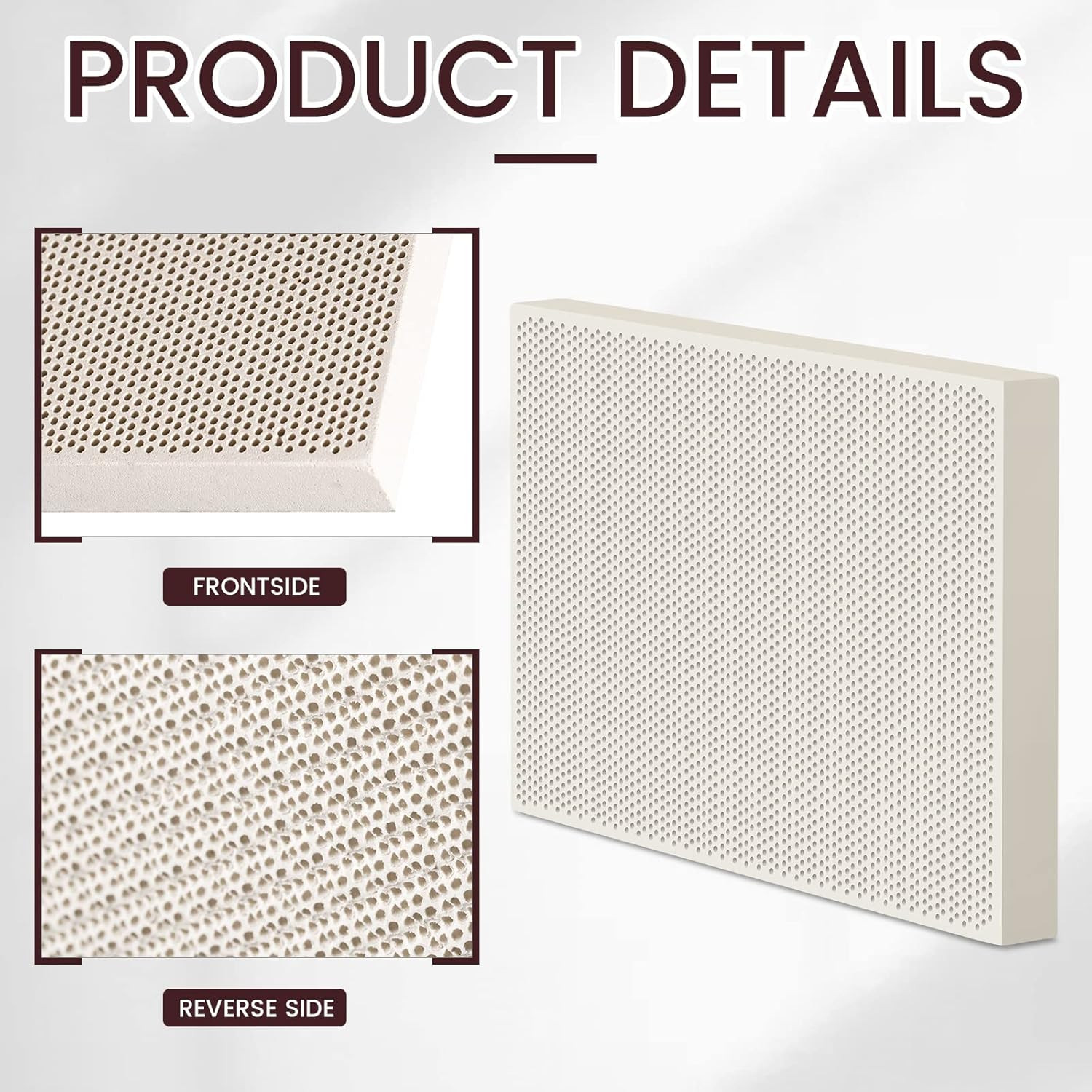 2 Pieces Ceramic Honeycomb Soldering Board Jewelry Block Welding Heat Proof Mat