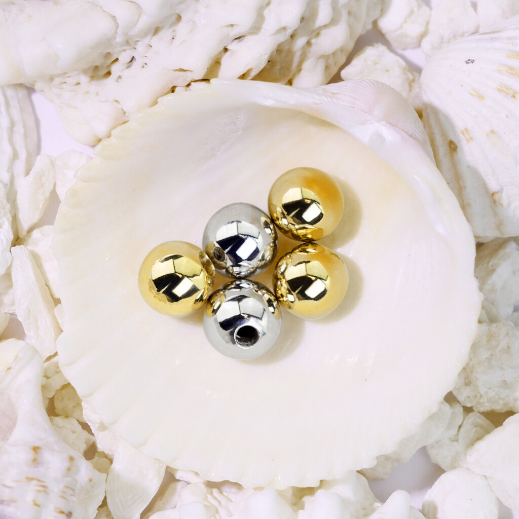14K Solid Gold Replacement Ball External Threaded For Lip Eyebrow Tragus