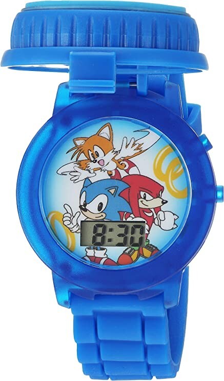 Accutime Kids Pokemon/Sonic Digital LCD Quartz Watch for Toddlers, Boys, Girls