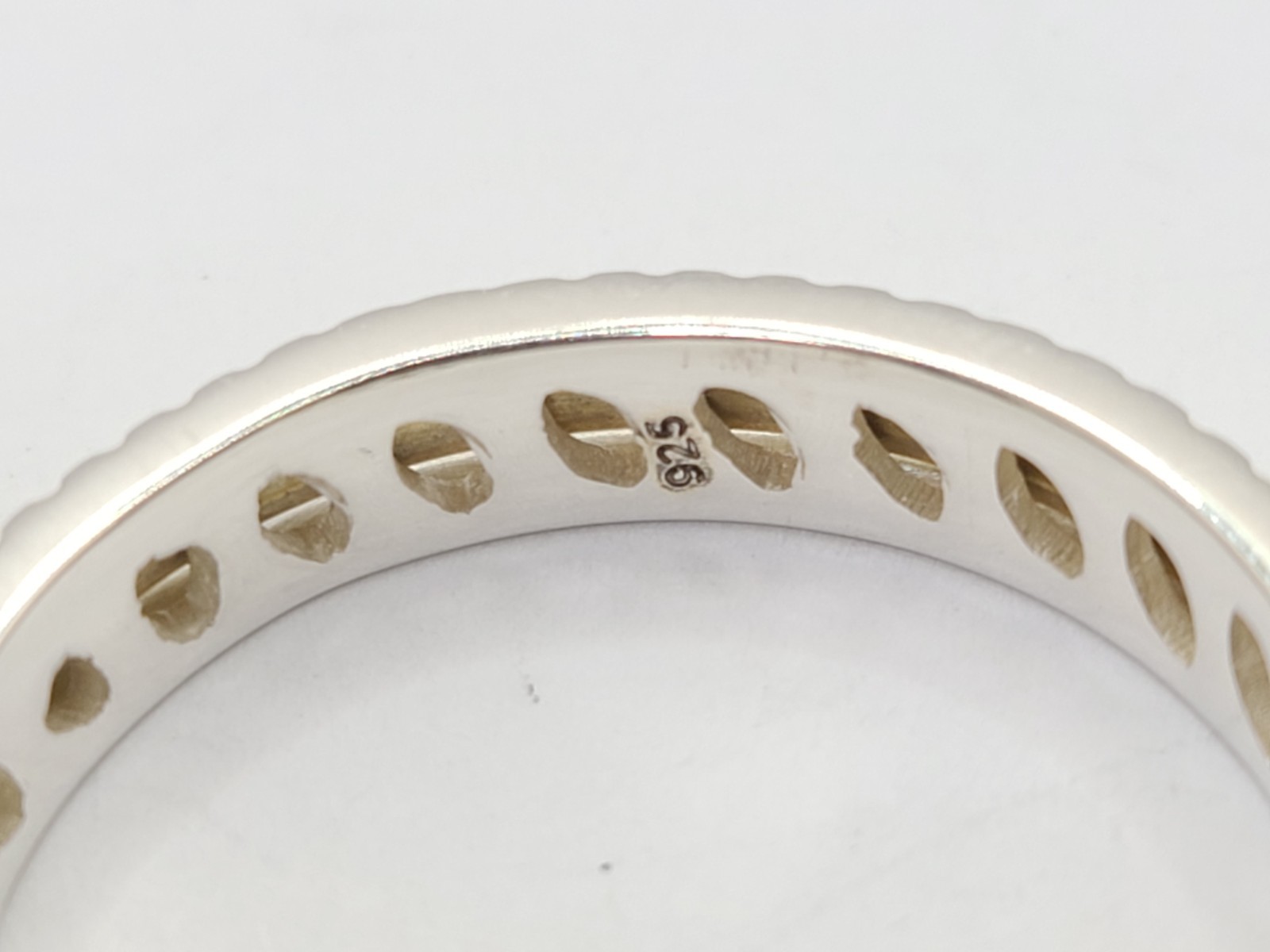 4.2mm Gold Plated Spinner 925 Sterling Silver Band Ring sz 10 – 3.35gr