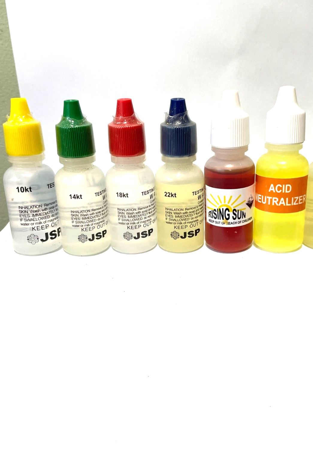 Gold Acid Test 10K 14K 18K 22K Silver .925/.999 neutralizer Jewelry Testing Kit