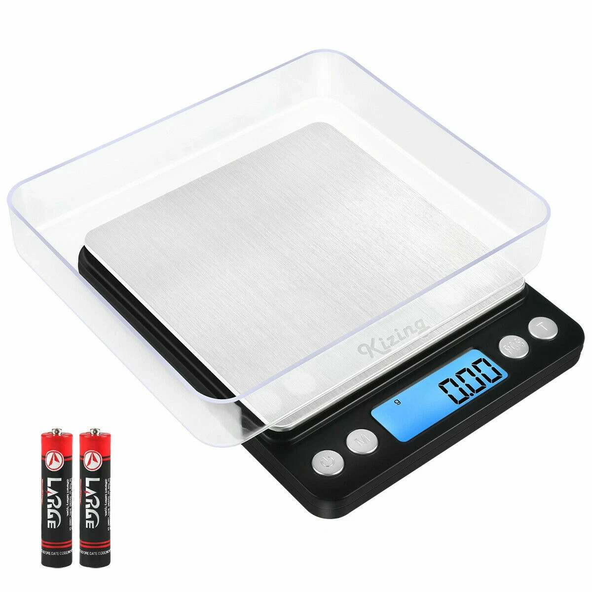 Portable 0.01g – 500g Black Digital Scale Jewelry Pocket Balance Weight Gram LCD