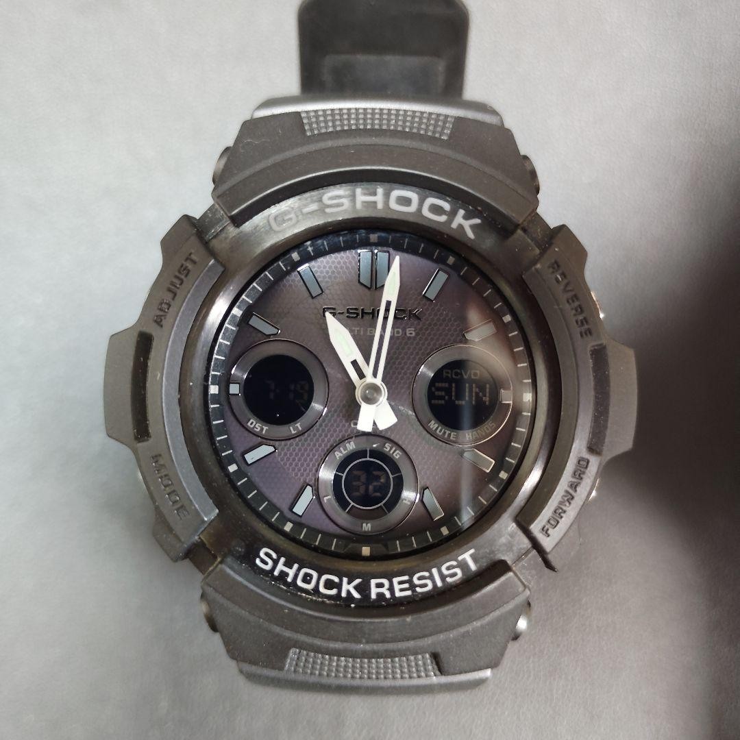 G-SHOCK Radio-Controlled Solar AWG-M100B-1A Analog-Digital Black