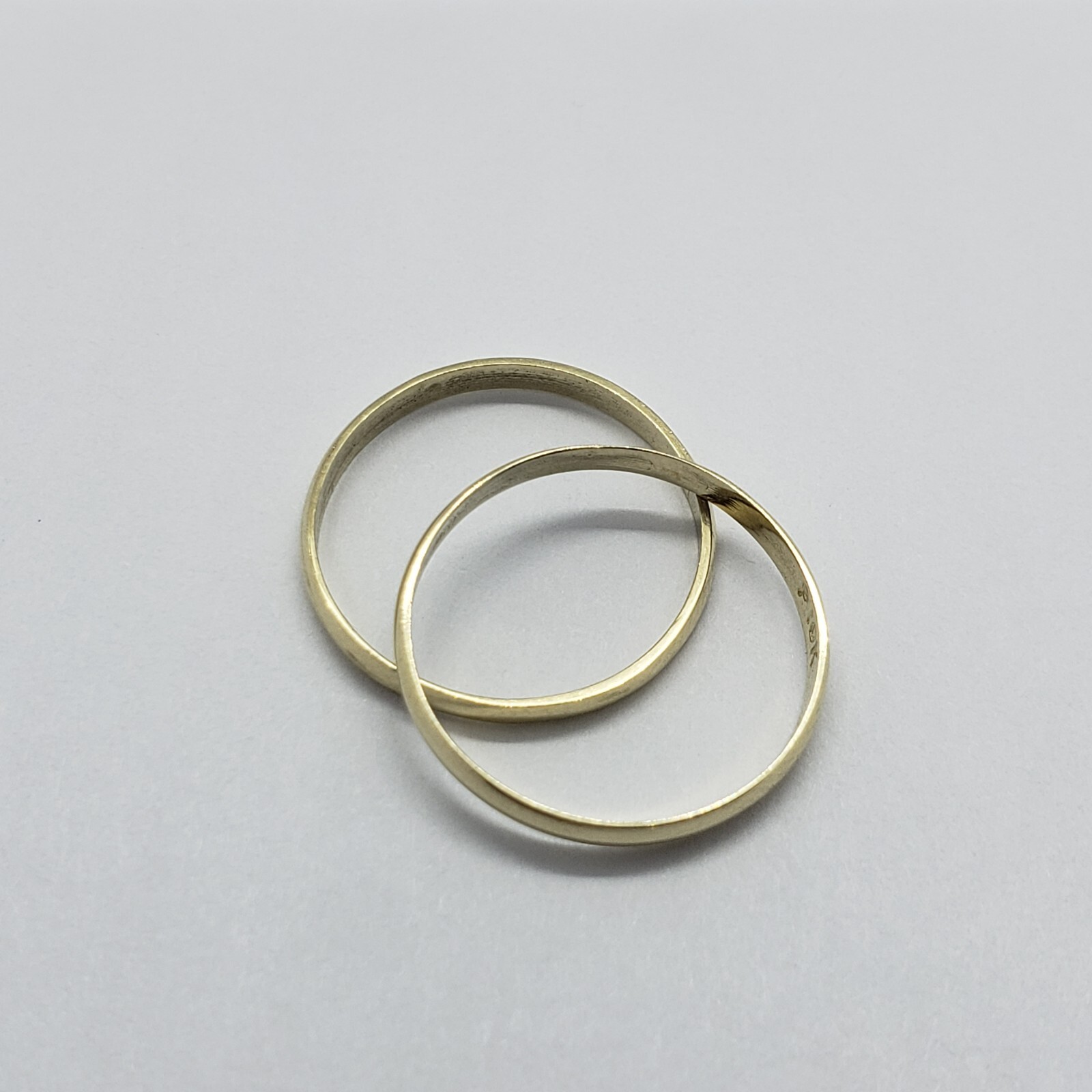 2mm 10K Solid Yellow Gold Plain Knuckle Band Simple Ring Women Sizes 2 to 7.5