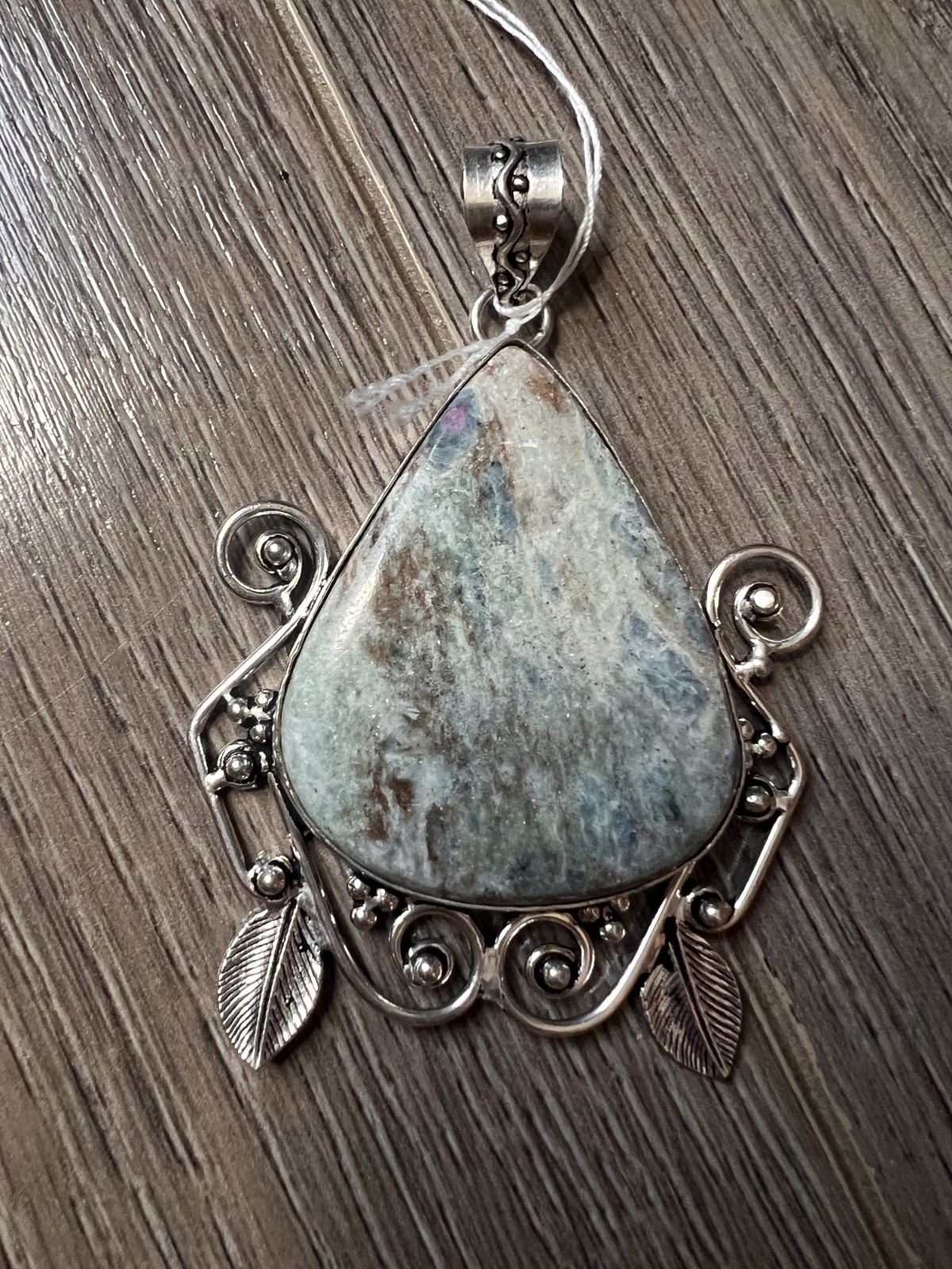 Fushite Stone In 925 Sterling Silver Pendant Jewelry