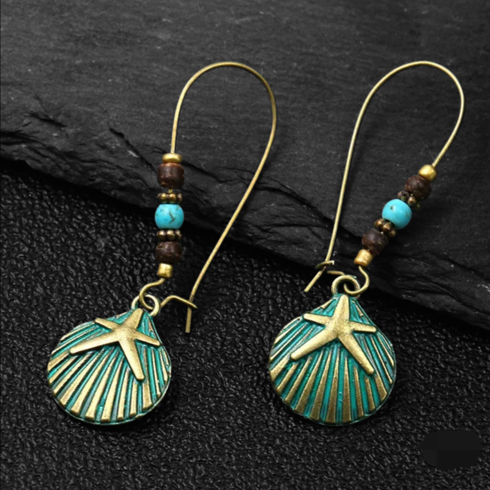 Vintage Boho Style Dangle Drop Shell Style Earrings For Women Fashion Jewelry