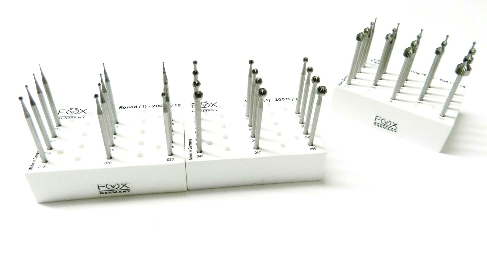 Jewelers Burs SET Round Ball Burs 005 – 5.0mm & Stone Setting Burs 010 – 7.0mm