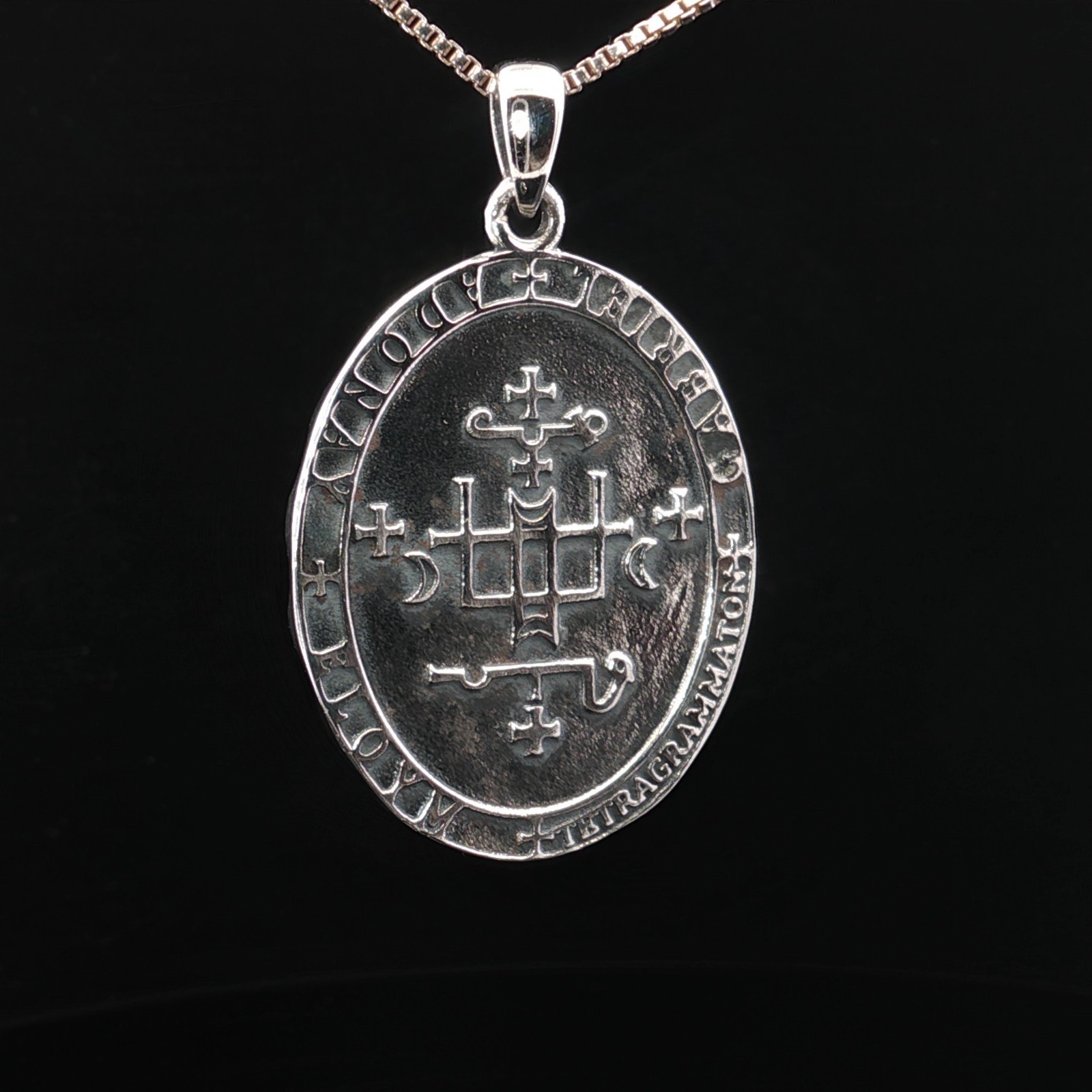 925 Sterling Silver Archangel Gabriel Necklace