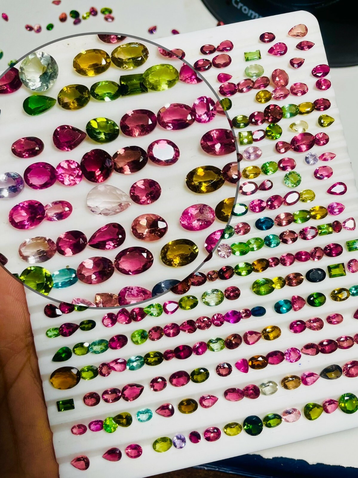 Natural AAA Tourmaline Mix Cut Loose Gemstone Lot, Natural Multi Tourmaline