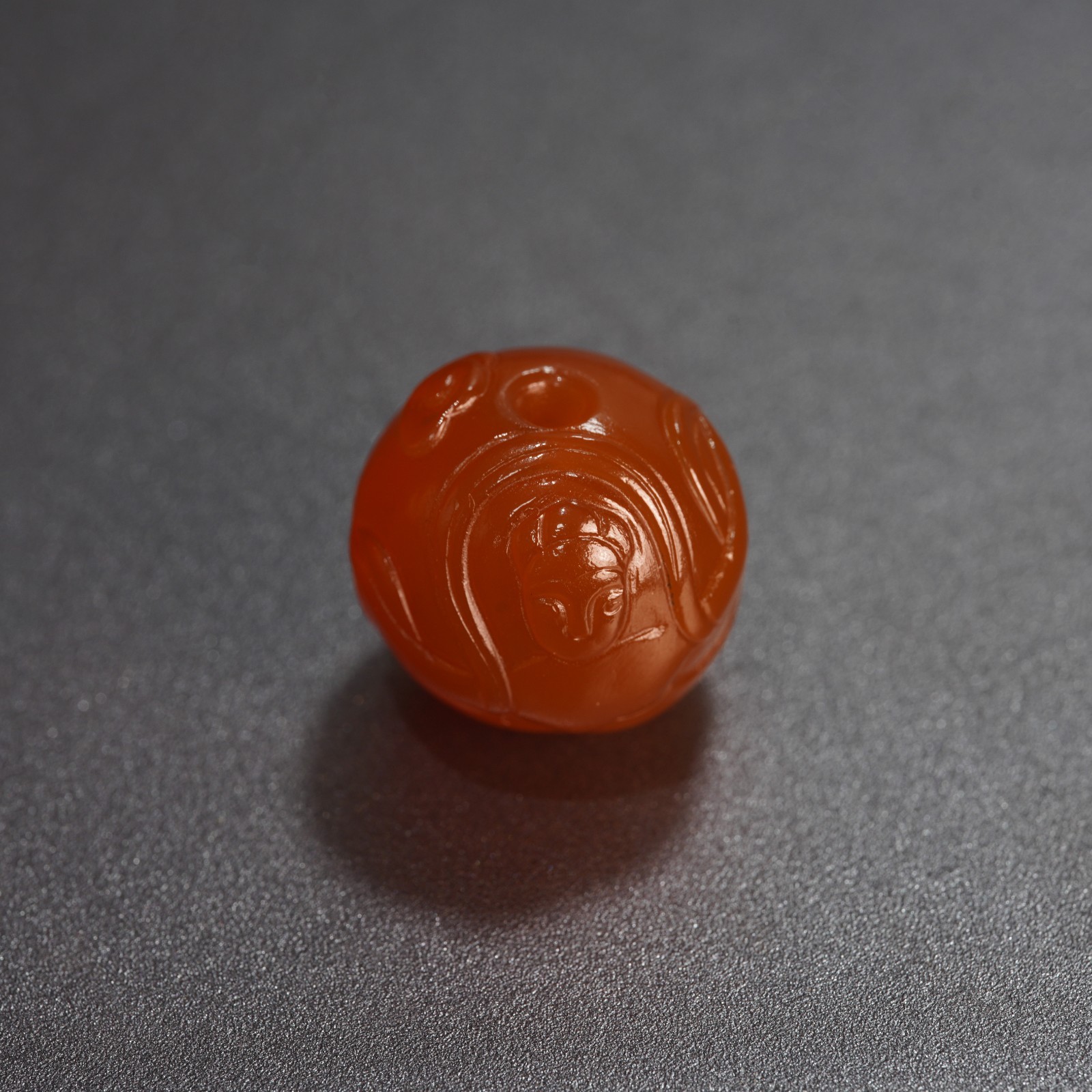 Hand Polished Agate Beads, Smooth Loose Beads for DIY Bracelet 10.4g