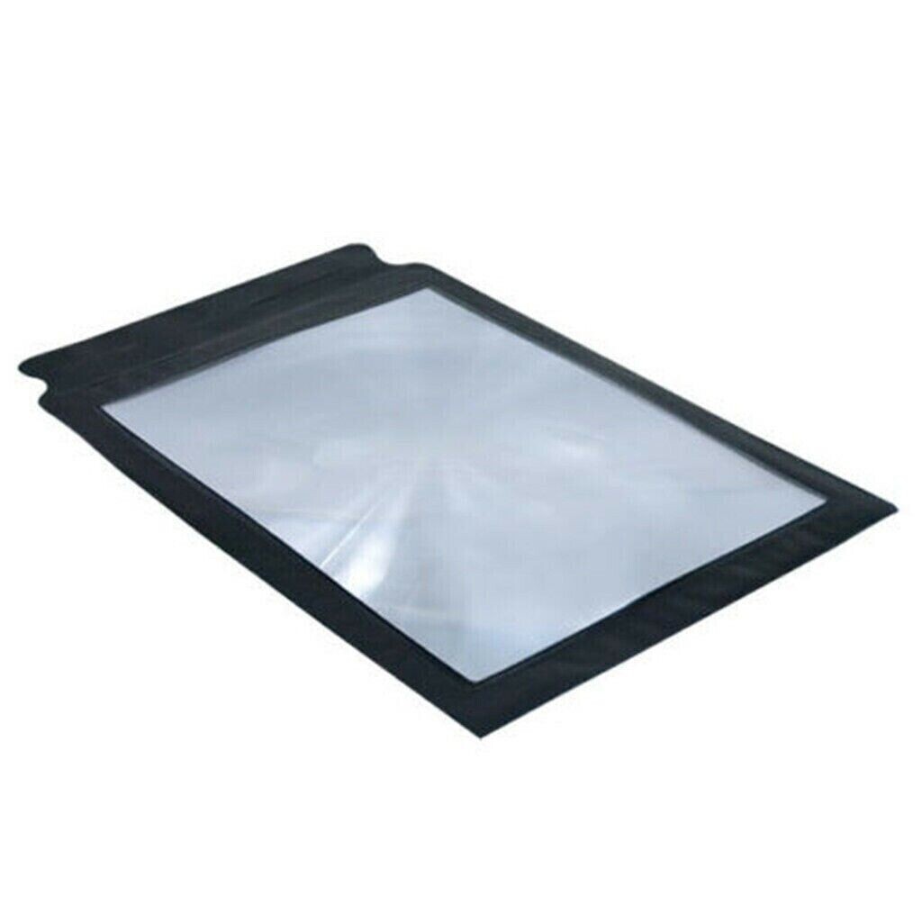 Full Page Magnifier Sheet 4x Big Large Magnifying Glass Reading Book Aid Lens ^^