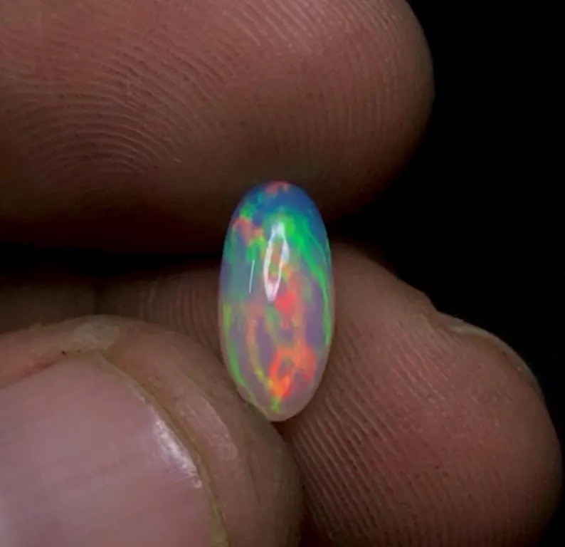 12x6x4.5 mm Natural Welo Ethiopian Opal Cabochon Loose GemstoneNS-182