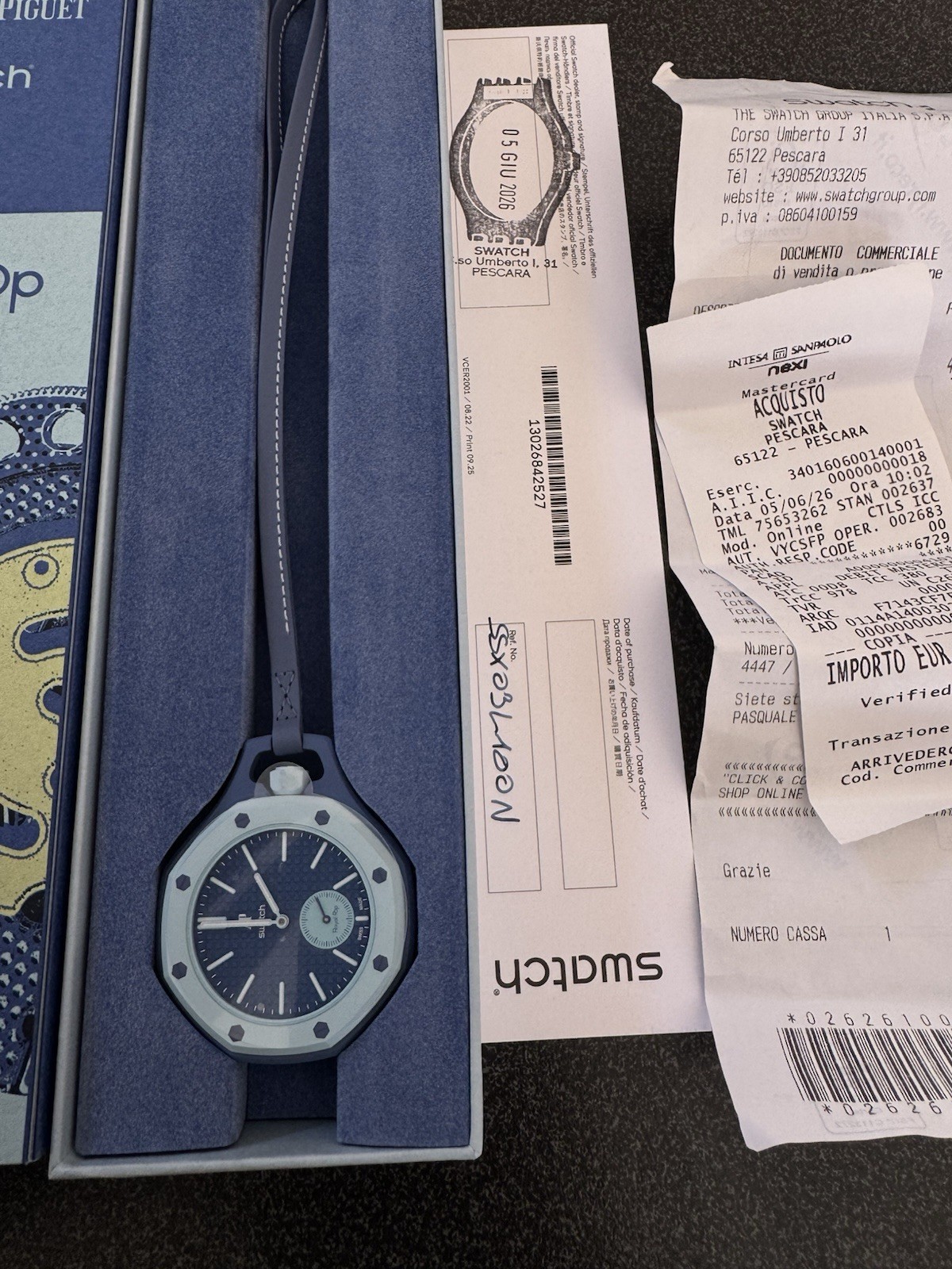 Swatch x Audemars Piguet AP Bioceramic Royal Pop Soap Lan Ba