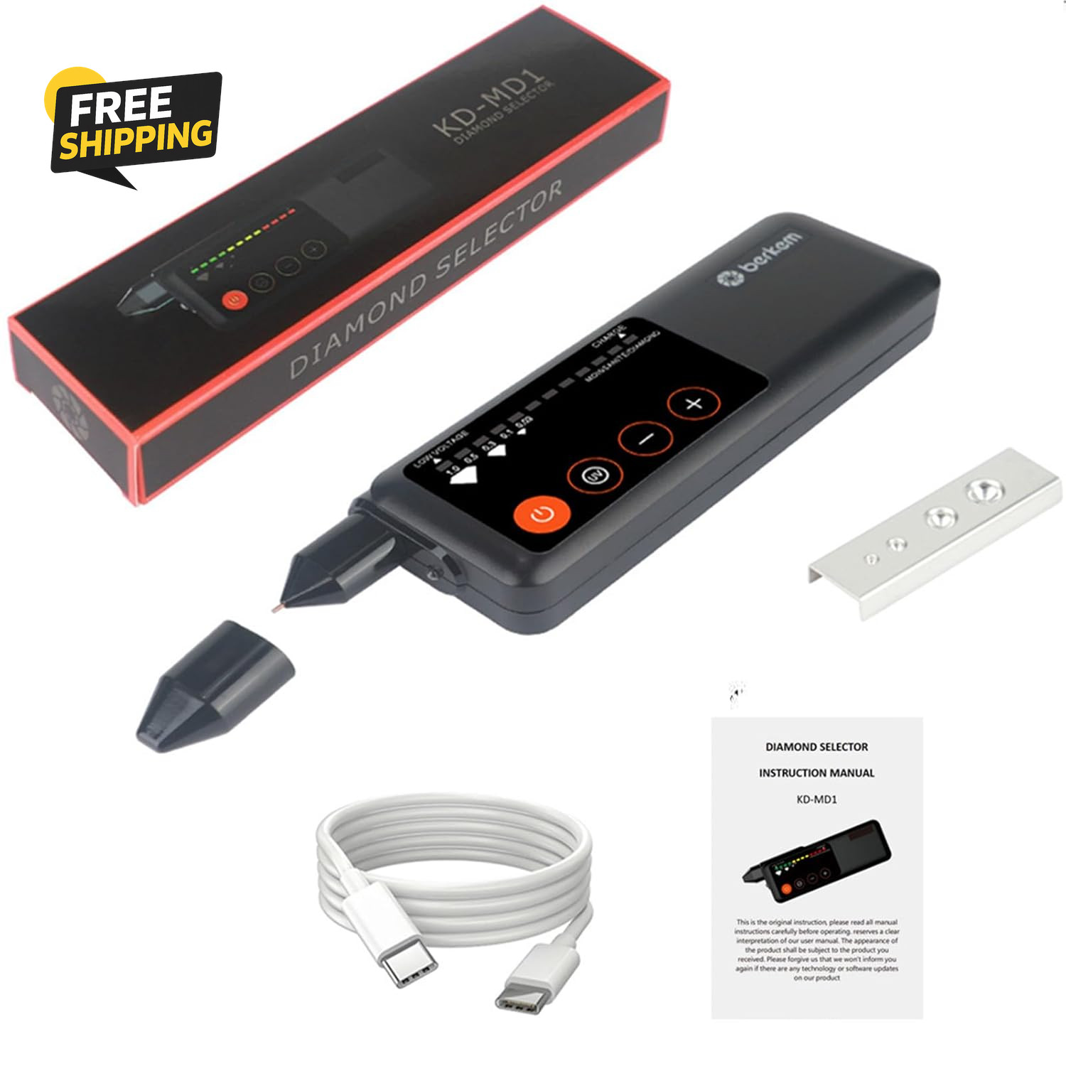 Professional Diamond Tester Rechargeable,High Accuracy Jewelry Diamond Tester
