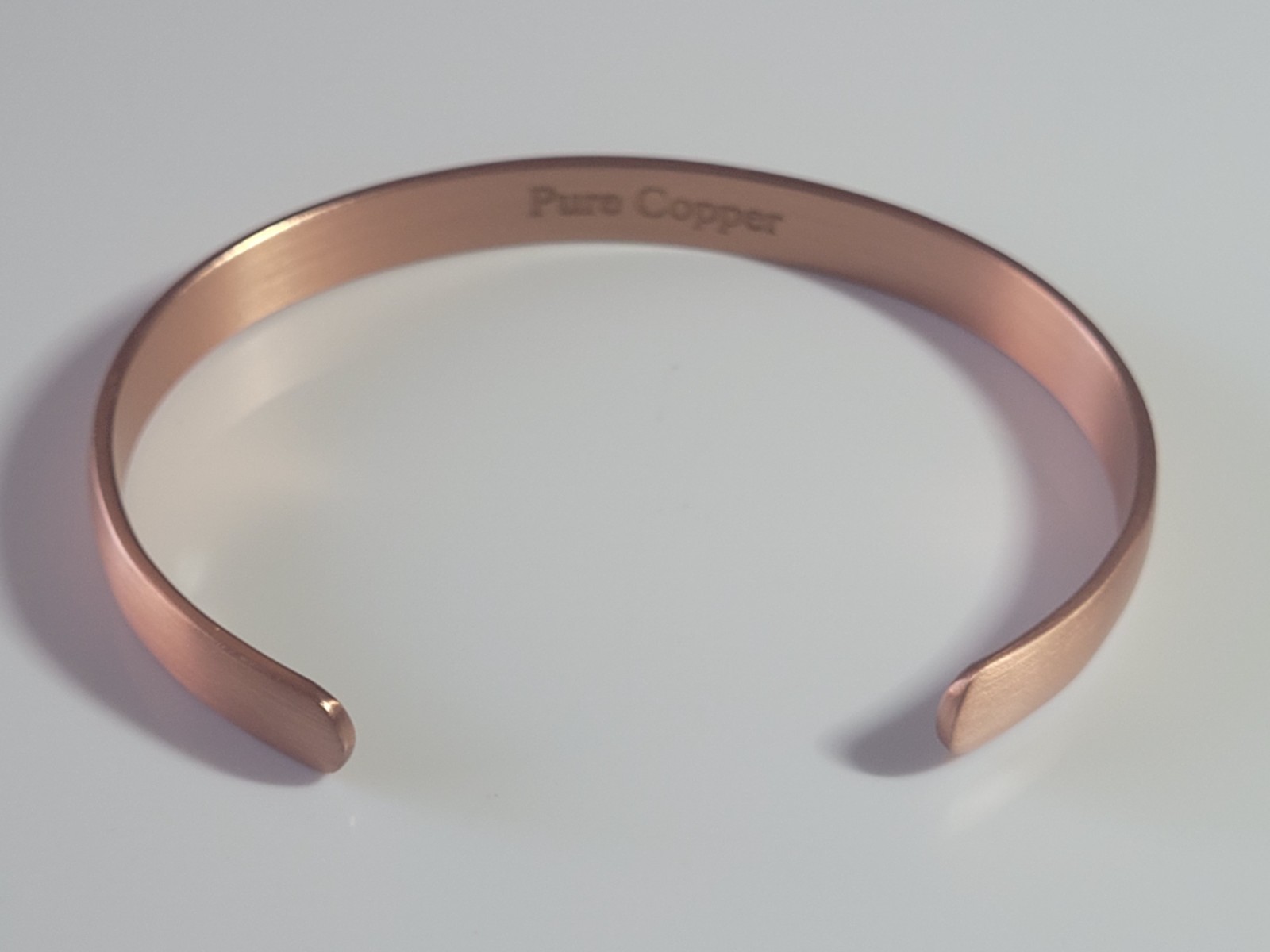 Pure Copper Magnetic Flat Bracelet Arthritis Pain Therapy Men Women Cuff