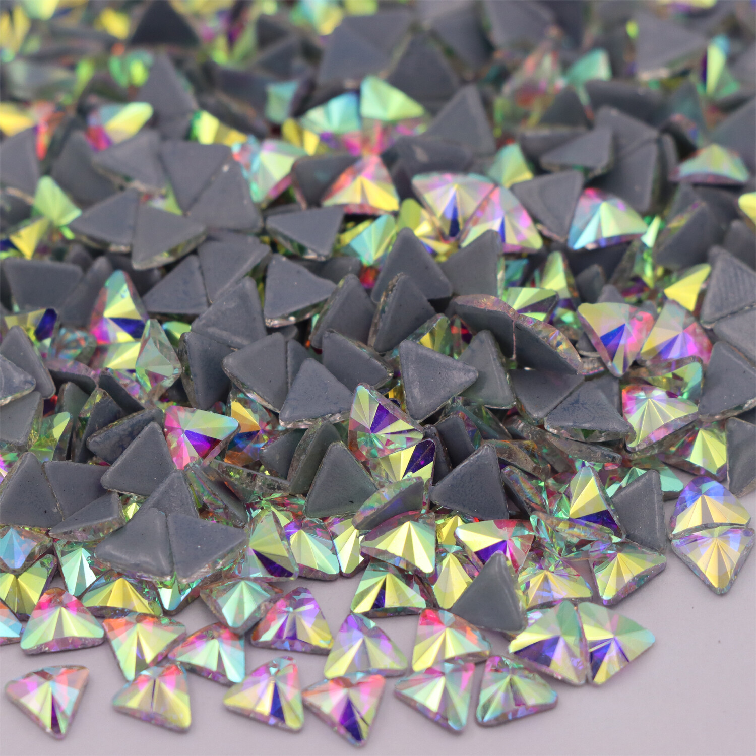 Special Shape Crystal AB Iron On Hotfix Rhinestones Hot Fix Flatback Stones Gem