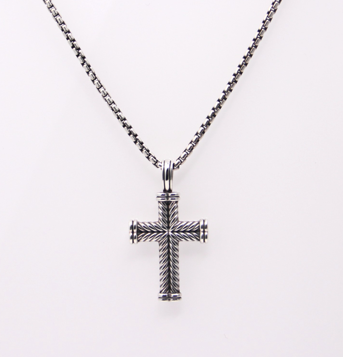 David Yurman Chevron Cross Pendant Only