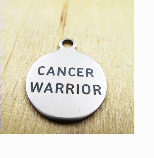 CANCER SURVIVER HERO WARRIOR Pendant charm On 18″ 925 Sterling Silver Necklace