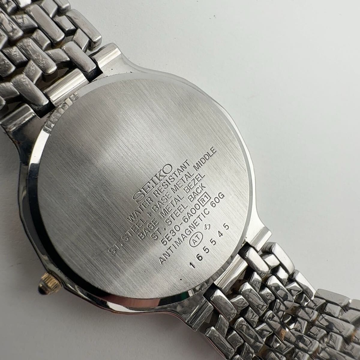 SEIKO 5E30 6A00 Seiko DOLCE Quartz Men s Boys Wristwatch Working Battery Replace