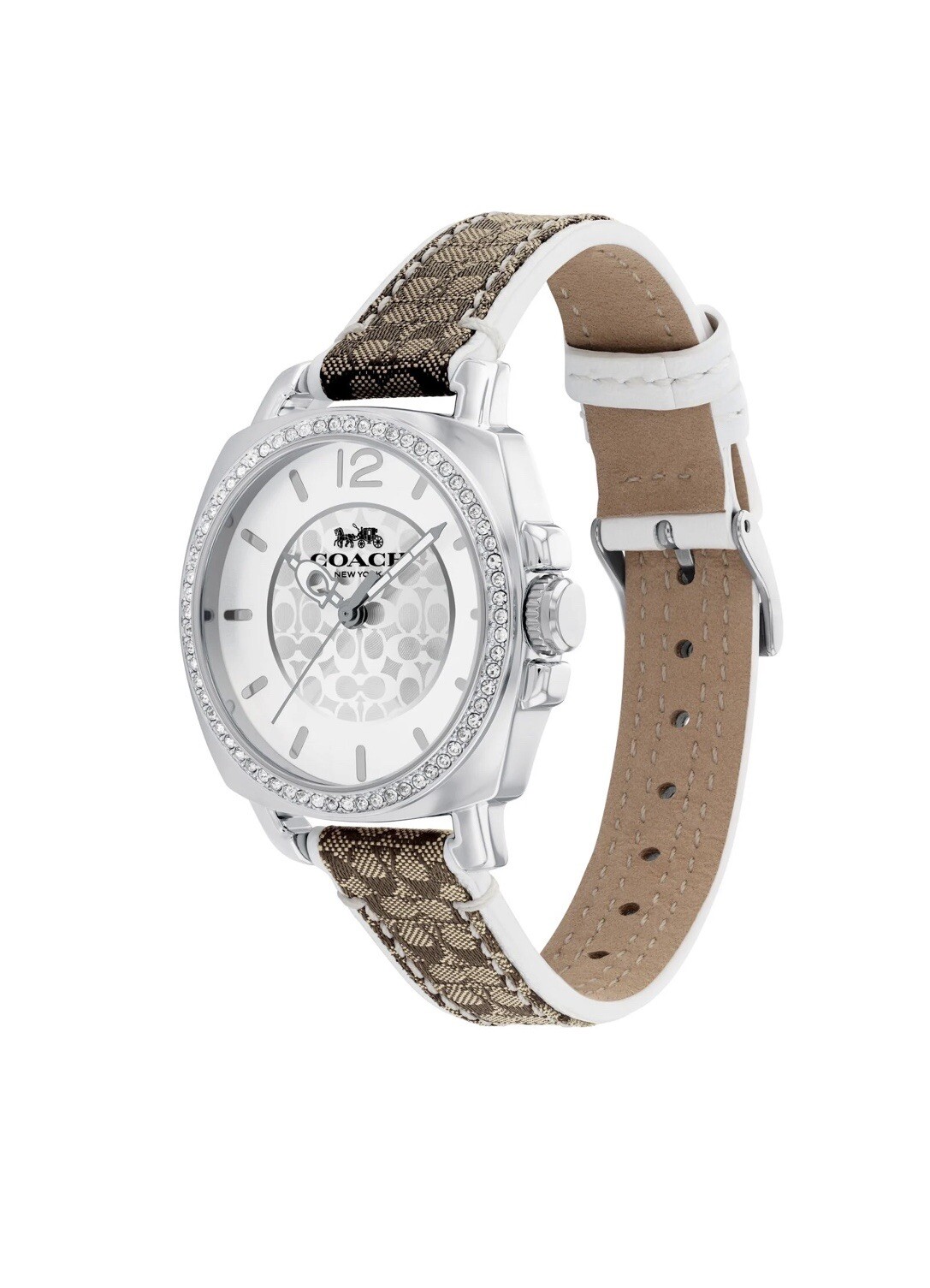 Brand New Coach Boyfriend Women’s Stainless Steel Crystal Bezel Watch 14503148
