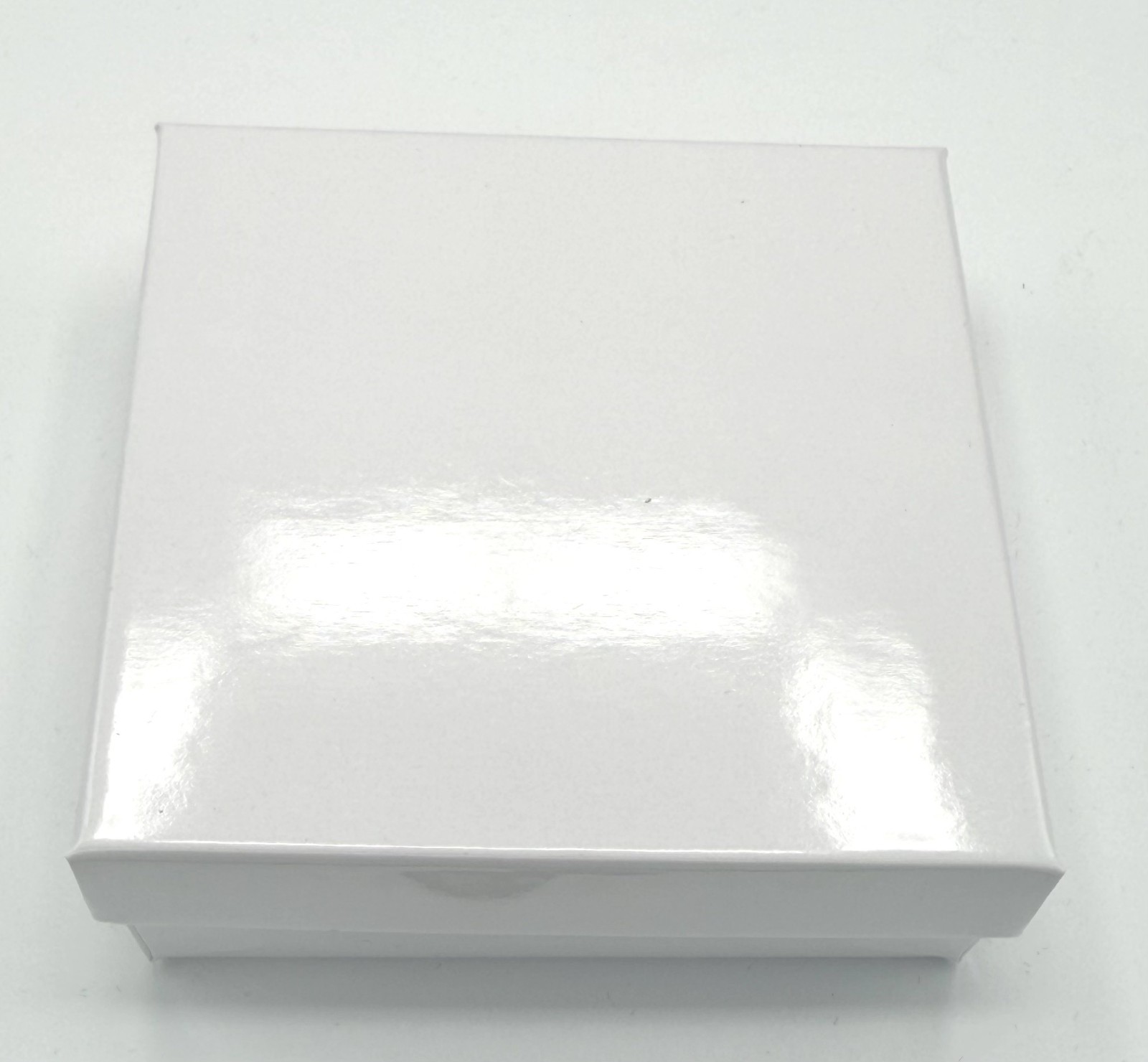 Sterling Silver Princess Cut Clear CZ Square Pendant 0.75″ 4g NWT Gift Box