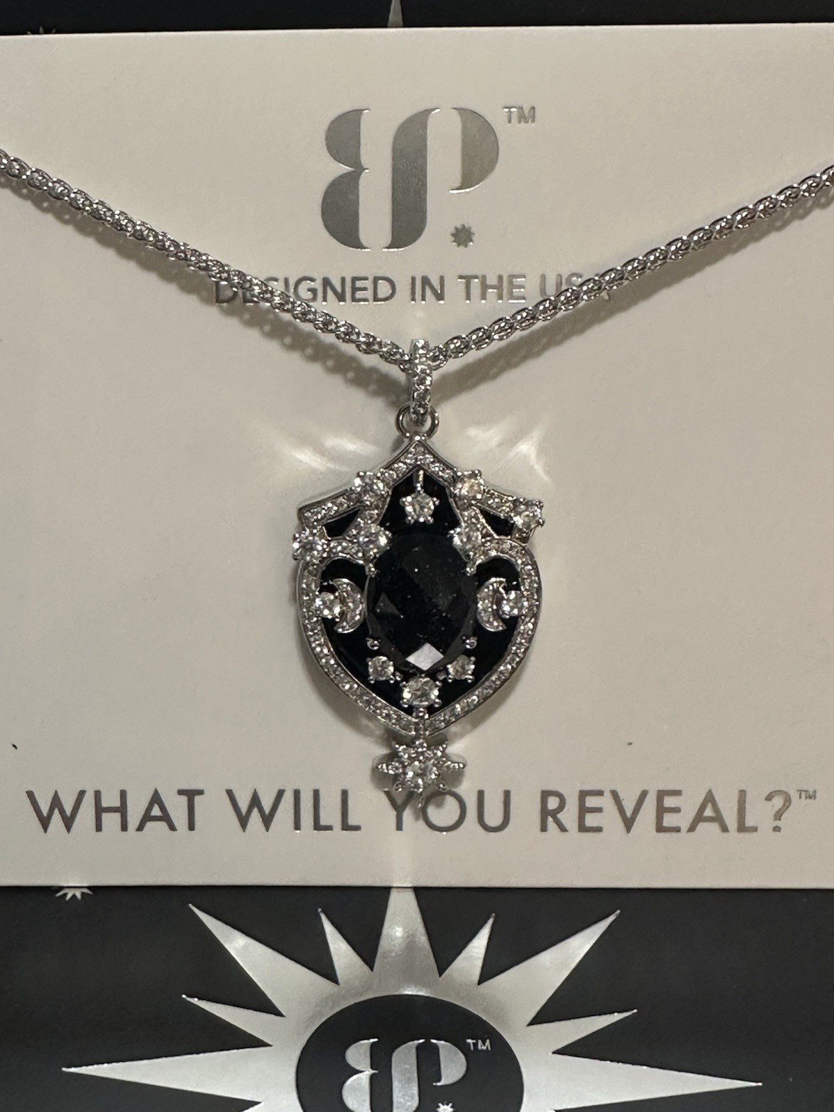 Bomb Party Obsidia Collection The Cosmic Society Crest Necklace
