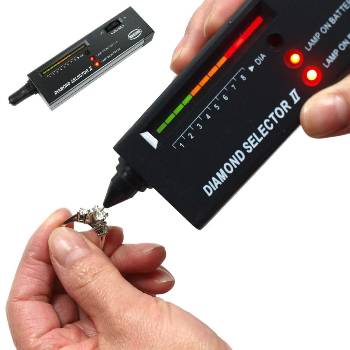 Diamond Tester Portable Gem Selector Gemstone Jeweler Tool Testing Kit Pen