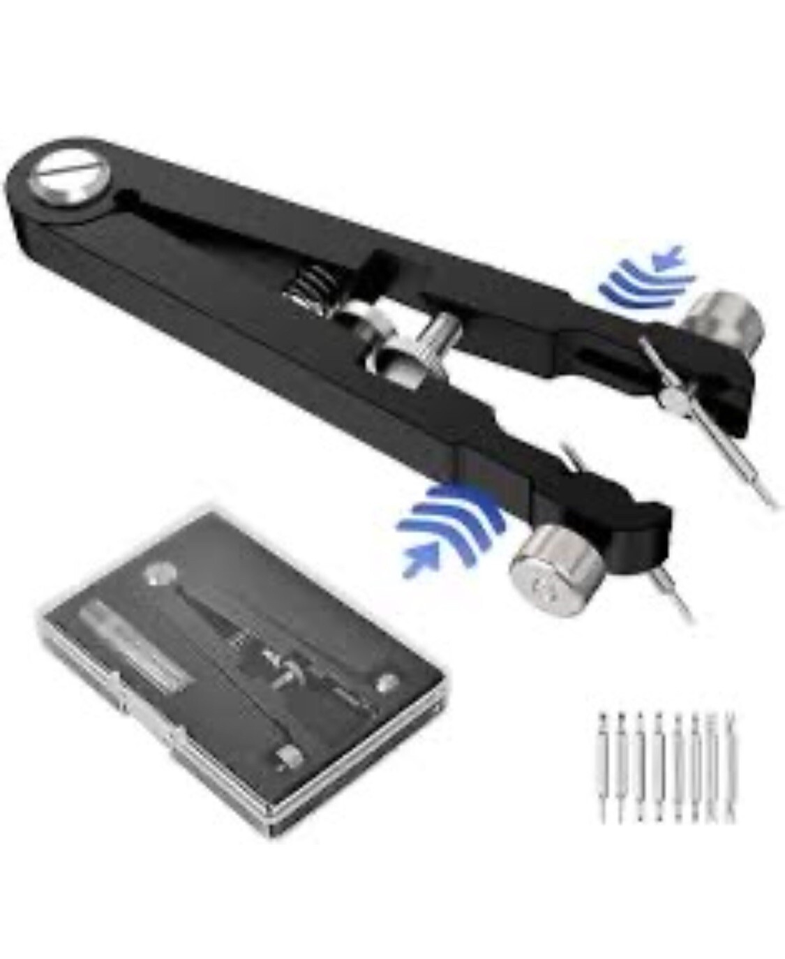 Watch Spring Bar Plier Tweezer Tool Kit For Wrist Watch Band Replacement