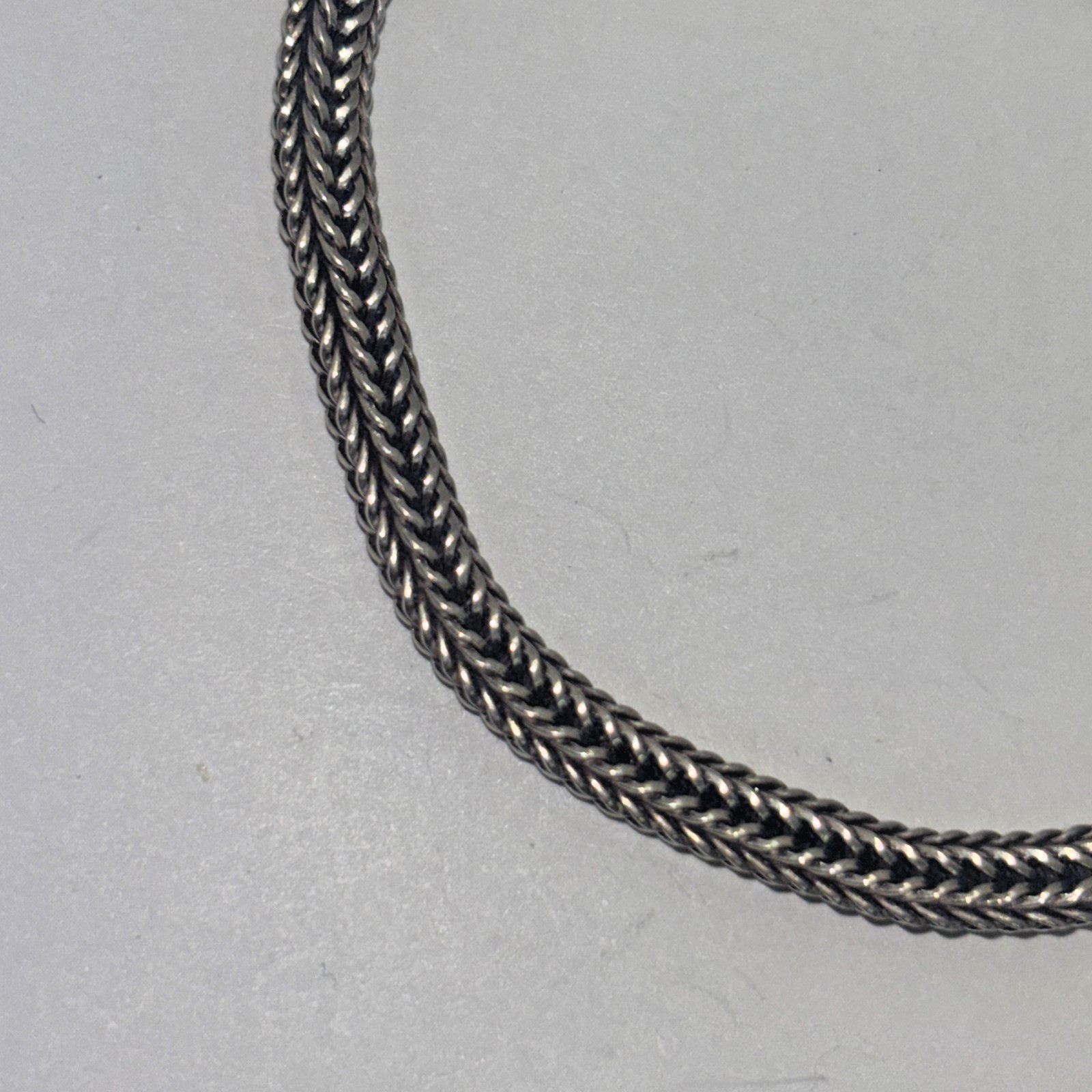 Solid .925 Sterling Silver 6.5 in. Custom Link Elephant Bracelet