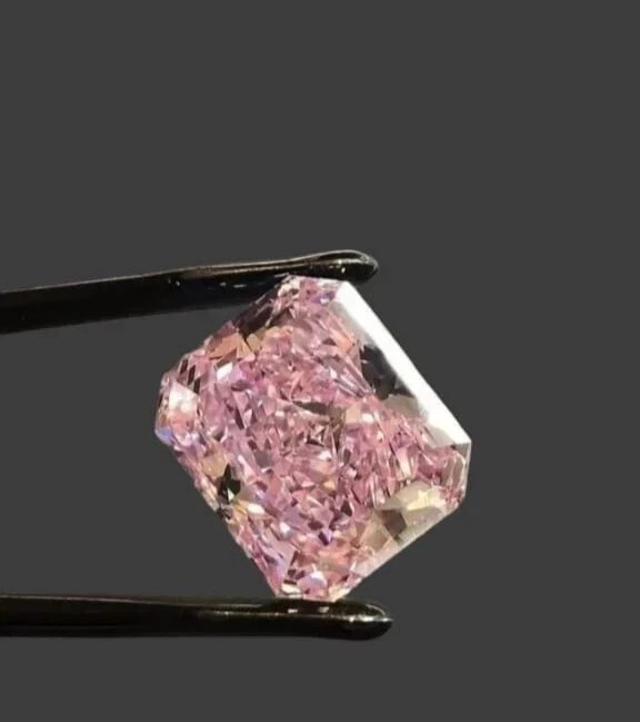 3 Ct Radiant Cut Lab-Grown sweet pink Diamond D Grade VVS1 Grad Quality Gemstone