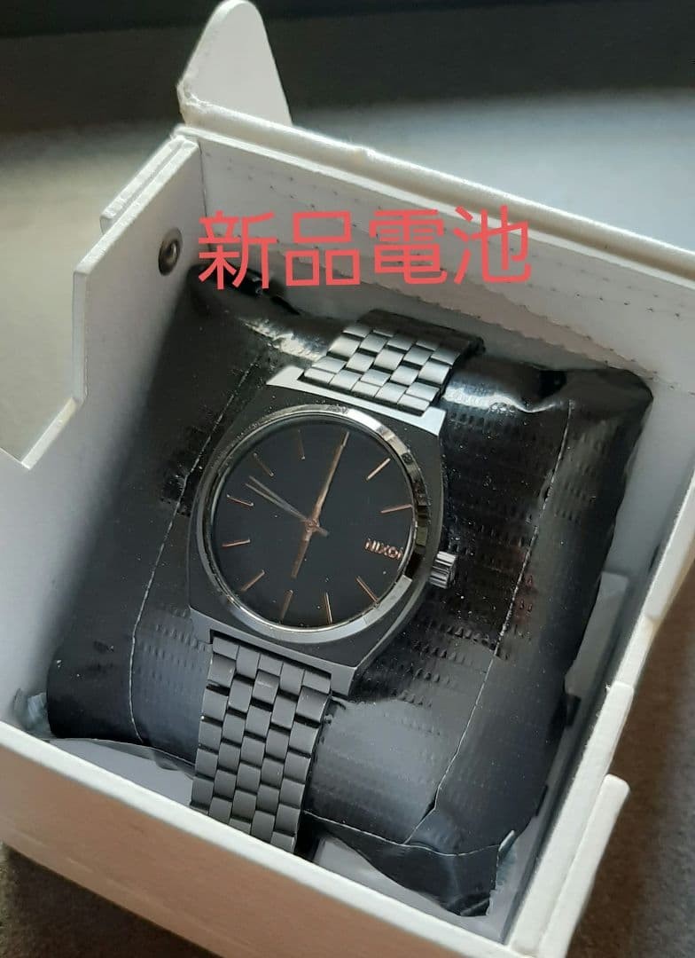 NIXON TIME TELLER Wristwatch Not Specified Quartz Analog Stainless Steel 100 m