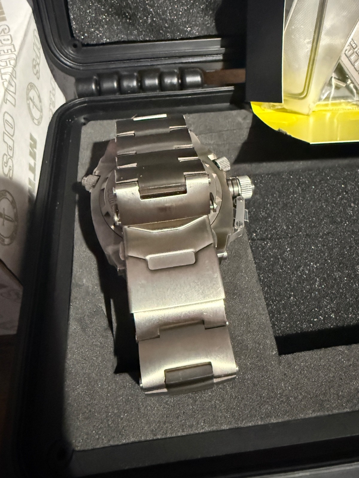 MTM Silver Cobra 47mm, Titanium. Excellent Shape. Few Scratches Shown In Pics.