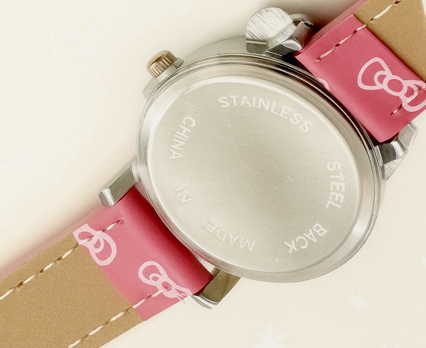 New Rare Cute Cat Watch Quartz Buckle Wristwatch Birthday Christmas Gift Purple
