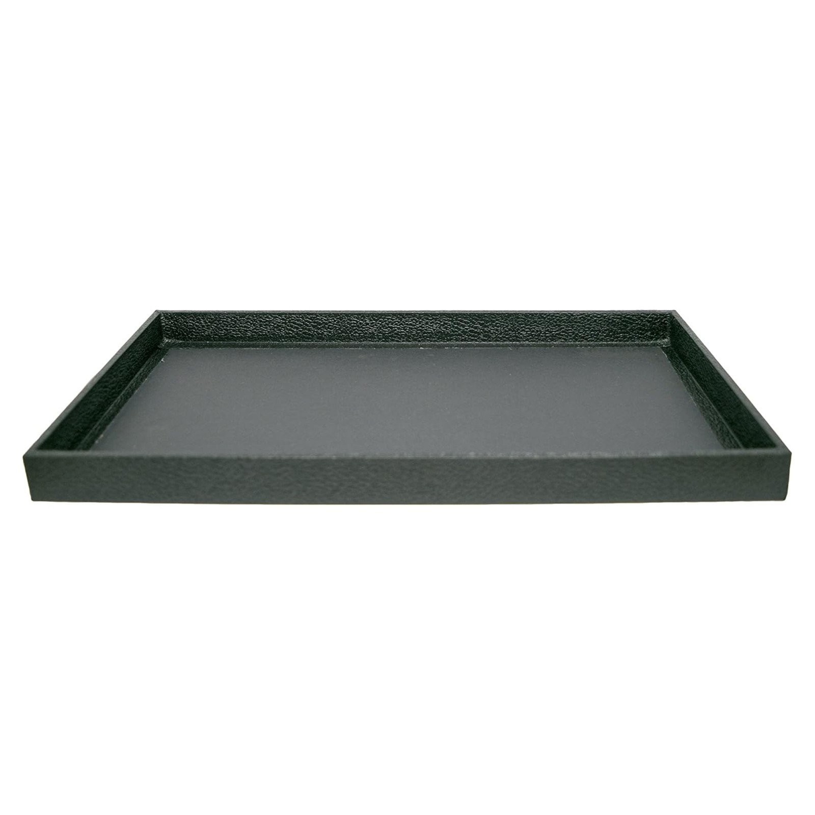 Novel Box Black Wood Jewelry Display Tray 14.75×8.25×1.15 Inches (No Lid)