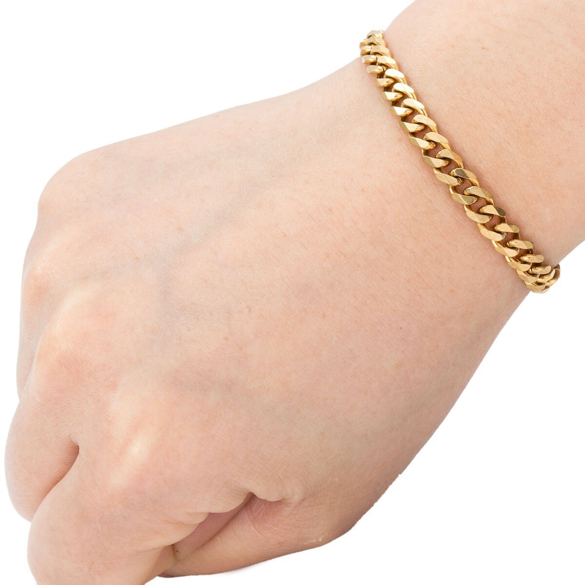 3/5/7/9/11mm Curb Cuban Chain Necklace Bracelet Gold Plated Stainless Steel Jewe