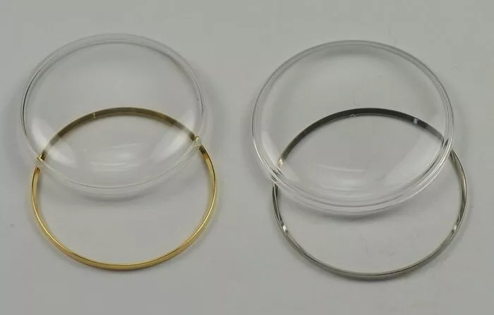 Crystal Generic Dome Acrylic Watch Plexi Glass with Tension Ring (Armoured) 2PCS