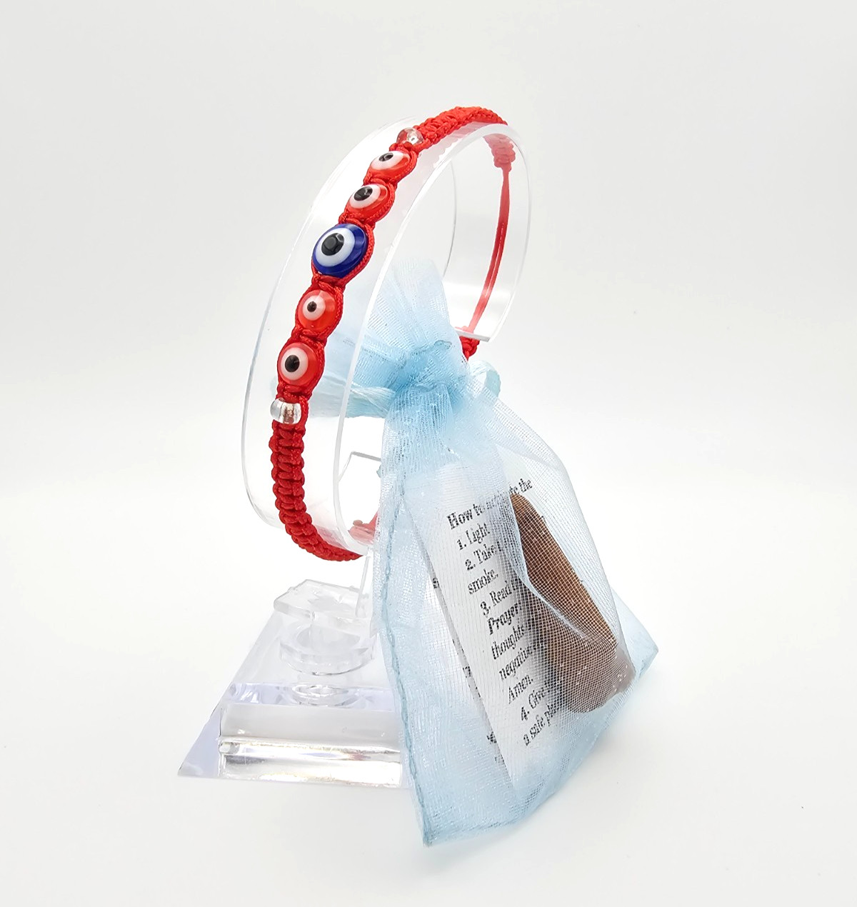 Bracelet Evil Eye Adjustable – Pulsera ojo turco Good Luck Protection
