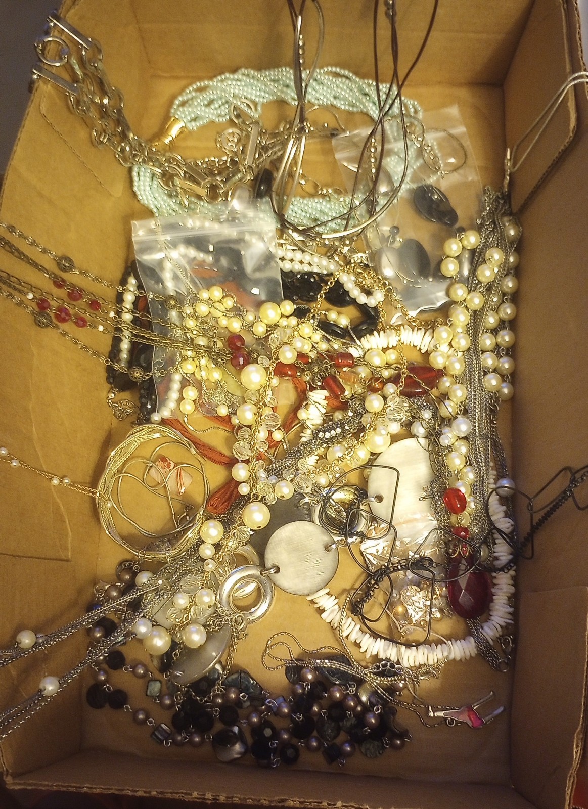 Costume Jewelry Earrings, Bracelets, Necklaces, 10+ LBS, Wear , Resell, Craft