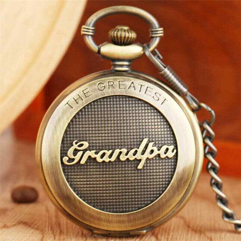 Grandpa Pocket Watch NEW Gift for Papa Birthday Christmas