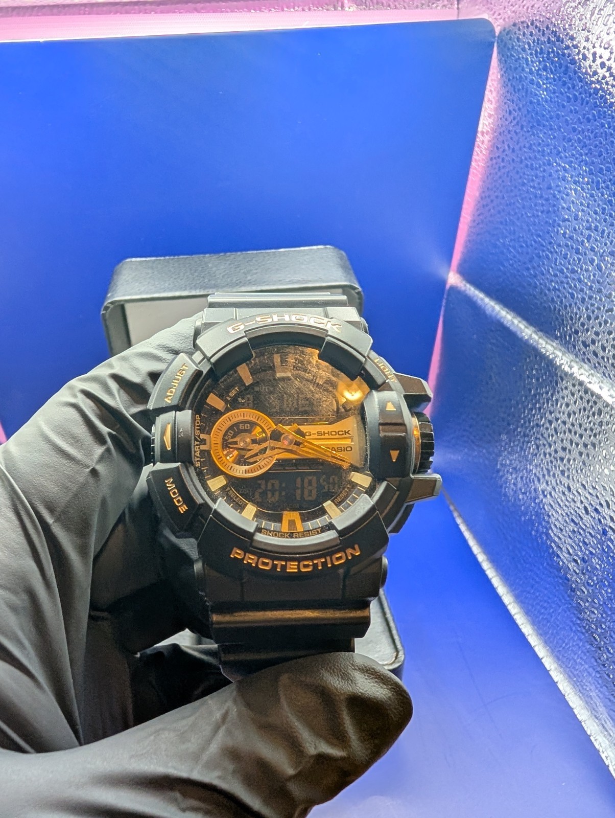 Casio G-Shock GA-400GB-1A9 Black Gold Analog-Digital Watch GA-400 SERIES