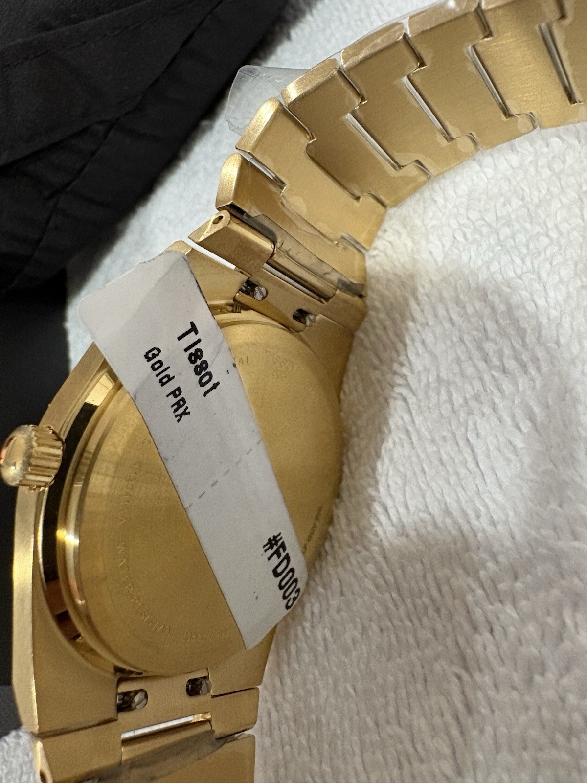 Tissot PRX Quartz 40mm Gold Dial Bracelet Date 100m Swiss Made w/ Box