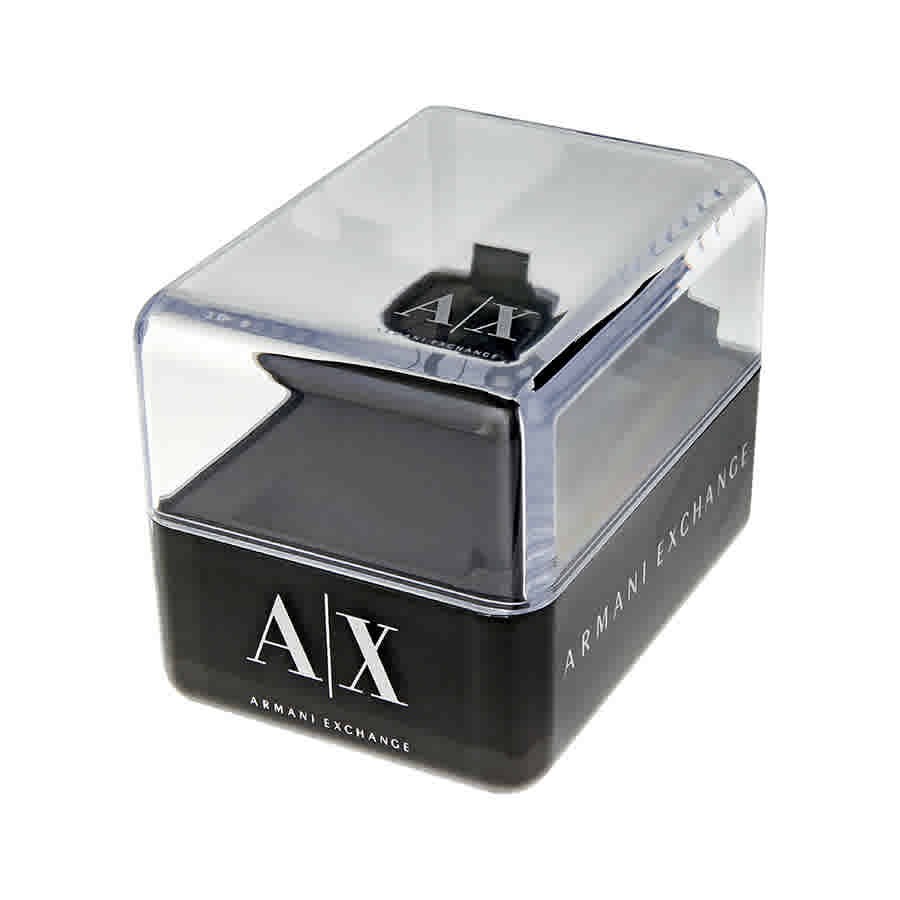 Armani Exchange Hampton Black Dial Black Ion-plated Men’s Watch AX2104
